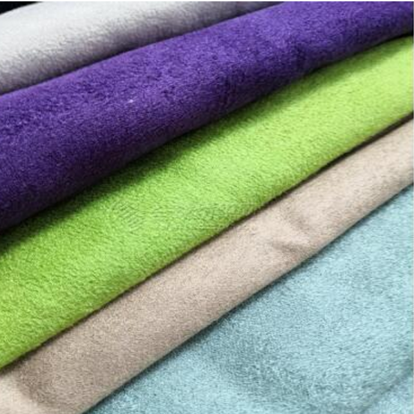 Solid Plain Velvet Fabric - 图片 3