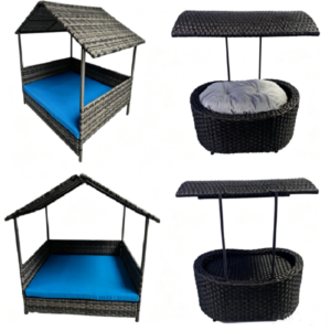 Rattan Pet House