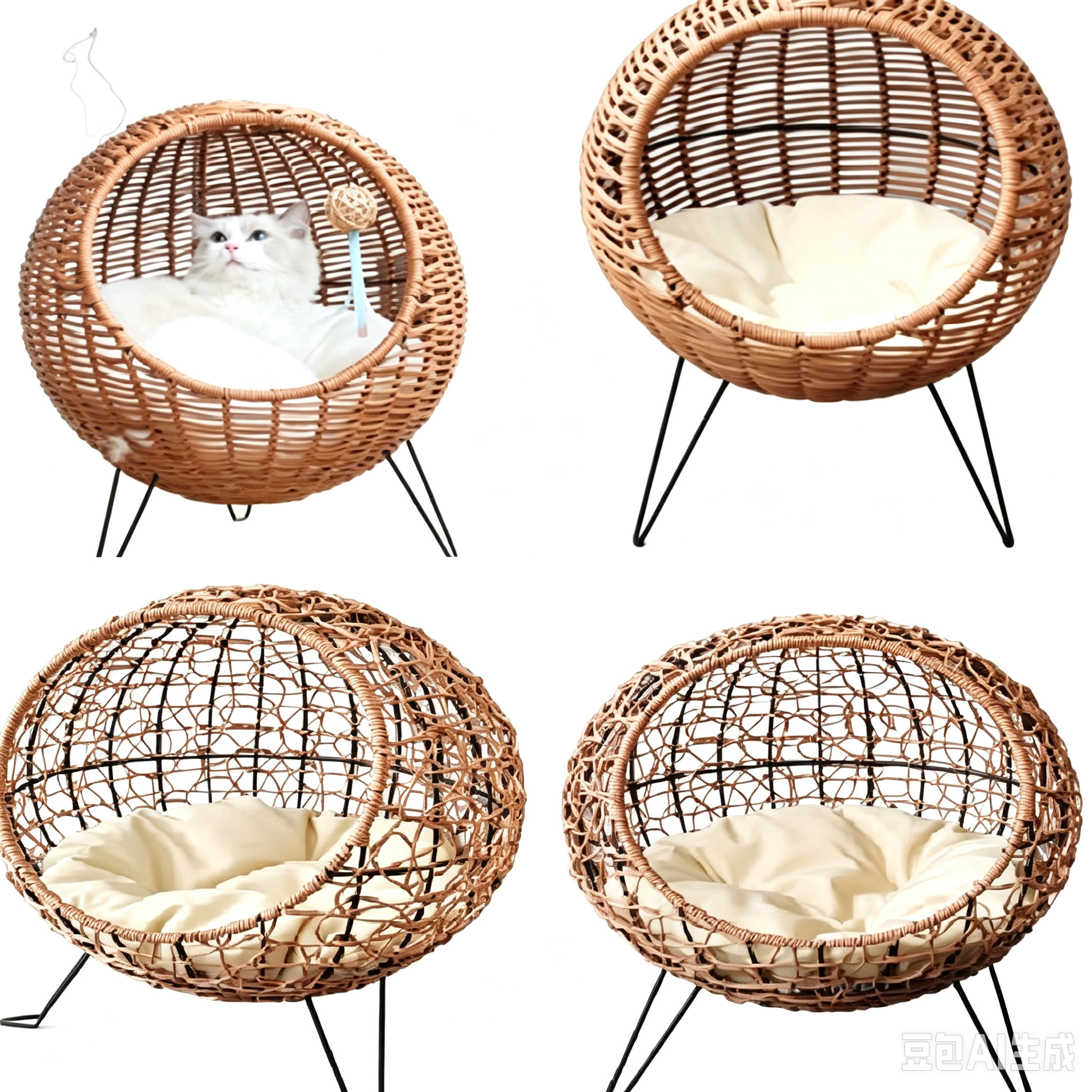 Rattan Pet Bed