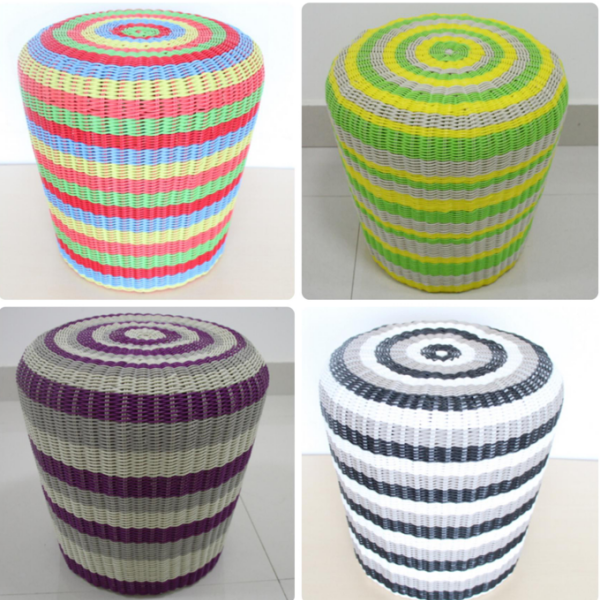 Rattan Ottoman - 图片 4