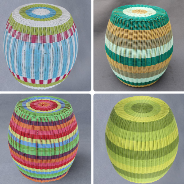 Rattan Ottoman - 图片 2