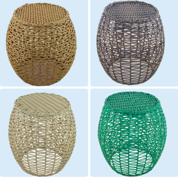 Rattan Ottoman - 图片 3