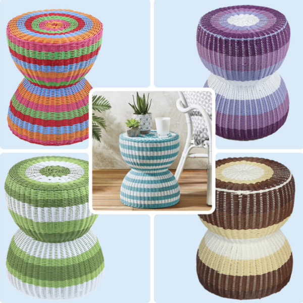 Rattan Ottoman - 图片 5