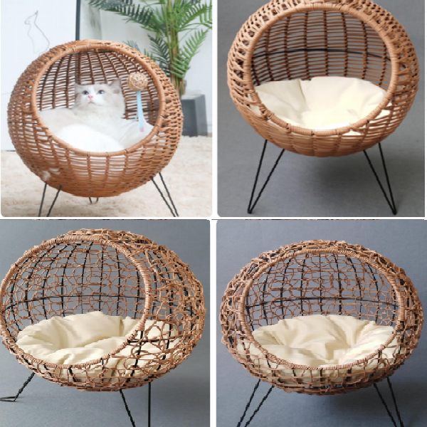 Rattan Pet Bed - 图片 2